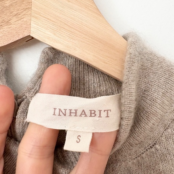 Inhabit cashmere back zip sweater - Picture 2 of 4